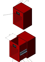 Модуль ГАСЛОК PKB155 для хранения LOTO оборудования 