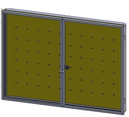 Станция для хранения блокирующих устройств и бирок ГАСЛОК BLST-1100x800-K