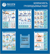 Стенд Безопасность грузоподъемных работ РОССЕТИ